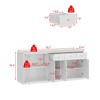 Famapy Large Kitchen Island with Storage Kitchen Cabinet: Sturdy Countertop, Ample Organizers – Modern Multifunctional Kitchen Counter - 4 of 4