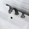 COZONY 3 Hole Bathroom Sink Faucet, Pop Up Drain with Hot Cold Water Lines - 2 of 4