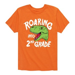 Boys' - Instant Message - Roaring Into 2nd Grade Short Sleeve Graphic T-Shirt - 1 of 4