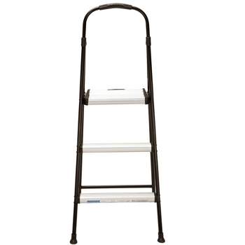 COSCO 3-Step Folding Step Stool with Rubber Hand Grip