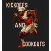 Kickoffs & Cookouts American Football Adult Long Sleeve Hoodie - 2 of 2