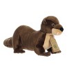 Aurora Large Eco Hugs River Otter Eco Nation Eco-Friendly Stuffed Animal Brown 16" - 3 of 4