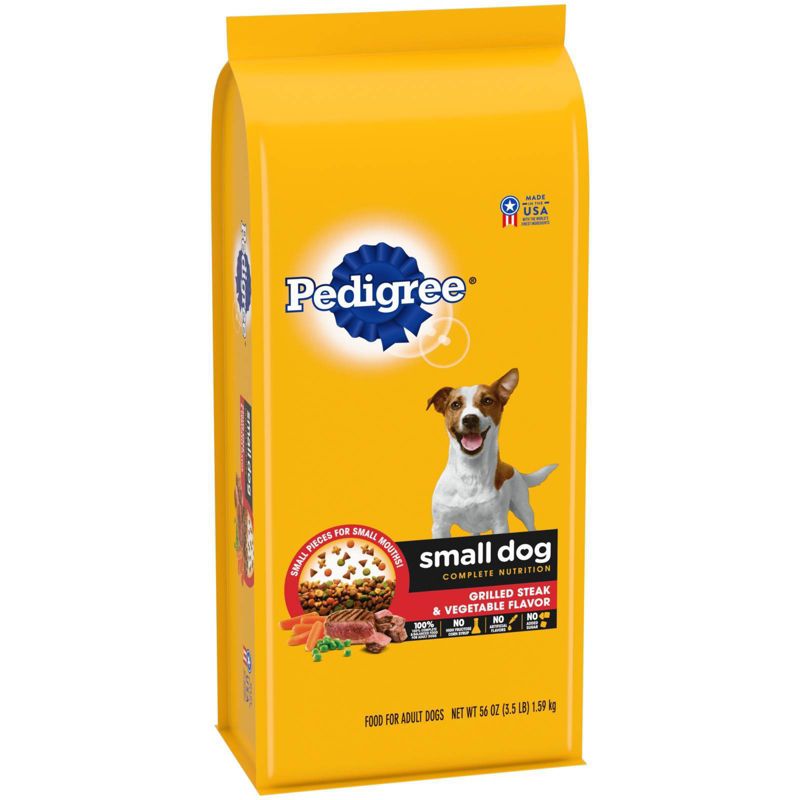 Pedigree Roasted Chicken, Rice & Vegetable Flavor Small Dog Adult Complete Nutrition Dry Dog Food, 5 of 7