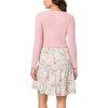 WallFlower Women's Leona Strappy Midi Tiered Rayon Challis Dress With Long Sleeve Cardigan - 2 of 3