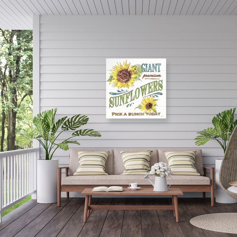 "Sunflower Fields IV" Outdoor Canvas, 5 of 8