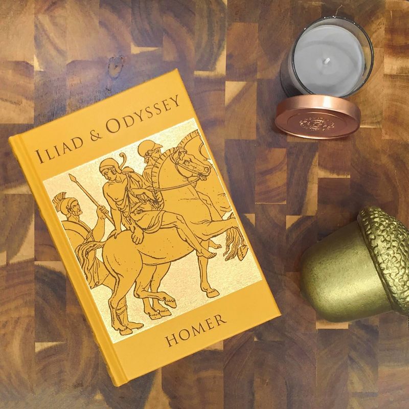 Iliad & Odyssey - (Leather-Bound Classics) by  Homer (Leather Bound), 5 of 6