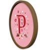 Creative Products Valentine Things Monogram Round Brown Framed Print - 2 of 4