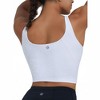 DOMETOUR Yoga Top U-Shaped Back Yoga With Mid-support Sports Bra For Women - 3 of 4