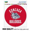 Gonzaga University Bulldogs Automotive Car Window Locker Circle Bumper Sticker - 3 of 4