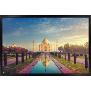 Trends International Wonders of the World - Taj Mahal Framed Wall Poster Prints - 1 of 4
