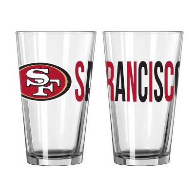 NFL San Francisco 49ers Overtime Pint Glass - 16oz