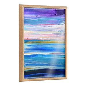 18" x 24" Blake Seaside Serenity Framed Printed Art by Xizhou Xie - Kate & Laurel All Things Decor: Acrylic, Contemporary Style - 1 of 4