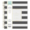 Day Designer 2025 Daily/Monthly Planner 10.16"x9.49" Wirebound Rugby Stripe Black: Adult Calendar, Tabs, Paper 8x10 - 3 of 4