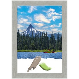 Amanti Art Glam Linen Grey Picture Frame - 1 of 4
