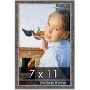 PosterPalooza | Photo Size Textured Black Picture Frame - UV Acrylic, Foam Board Backing, Hanging Hardware - 2 of 4