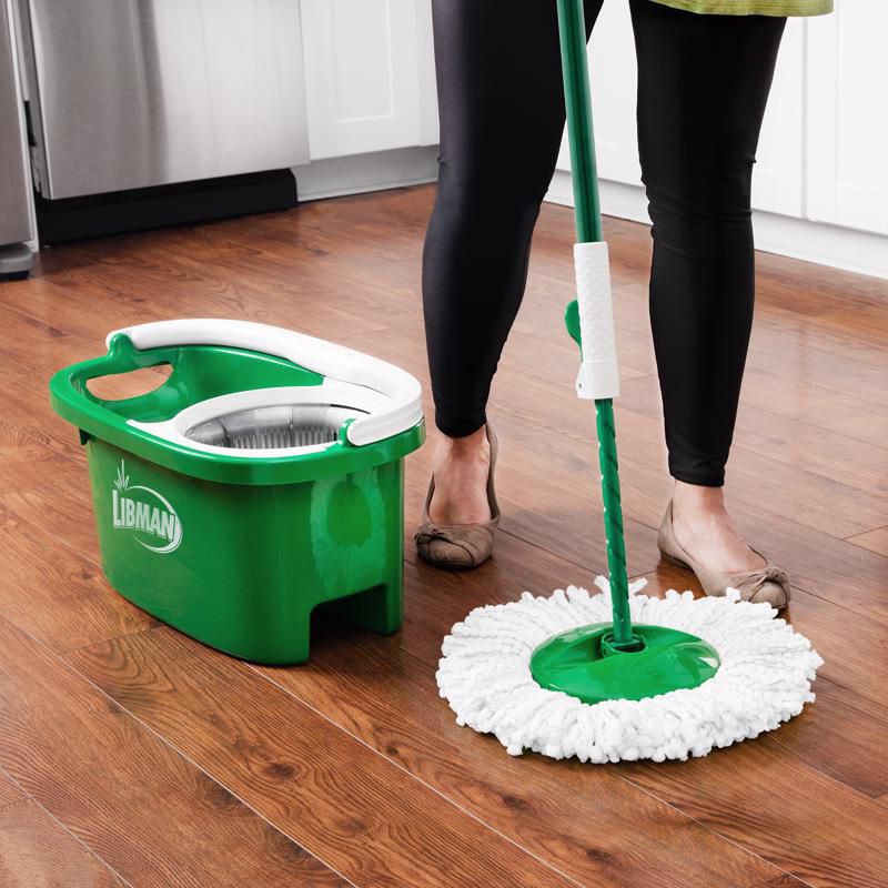 Libman Tornado 14 in. W Spin Mop with Bucket, 4 of 6
