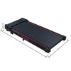 VisioGear Portable Compact Treadmills Under Desk Treadmill for Home, Walking Pad Treadmill, Black & Gray, 45.7"*19.9"*4.9" - 3 of 4