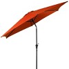 Costway 9FT Patio Umbrella Patio Market Steel Tilt W/ Crank Outdoor Yard Garden Orange - 2 of 4