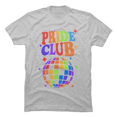 Adult Design By Humans Pride Club Rainbow Disco Ball By T-Shirt