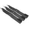 Ariens 3 Pack Alloy Steel High-Lift 18" Mower Blades for 52" Deck IKON & ZT XL - 2 of 3