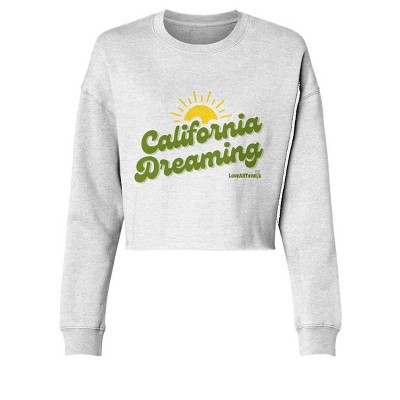 Love All Tennis Women's California Dreaming Lightweight Cropped Crew