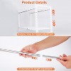 iMountek"2-Tier Under Sink Organizer Rack - Retractable, Space-Saving Storage Shelf, 22LBS Max Load"White - 3 of 4