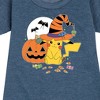 - Pokémon - Witch Pikachu With Candy Graphic Short Sleeve Fleece Dress - 2 of 4