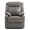 Recliner Chair with Padded Arms, PU Leather, Manual Recline - 3 of 4