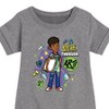 Girls' - Karma's World - Speak Through Art Graphic Short Sleeve Fleece Dress - 2 of 4