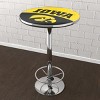 University of Iowa Logo Bar Table with Footrest - 3 of 4