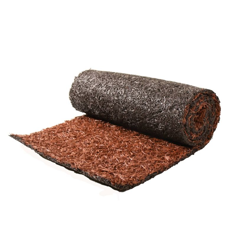 Reversible Rubber Mulch Landscaping Mat Red/Brown - Backyard Expressions, 1 of 7