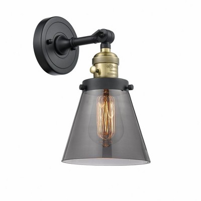 Cone - 1 Light Wall Sconce In Industrial Style-10 Inches Tall and 6.25 Inches Wide