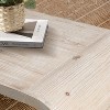 GDFStudio Symons Rustic 47" Wooden Trestle Coffee Table - 4 of 4