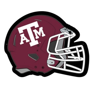 Evergreen Ultra-Thin Edgelight LED Wall Decor, Helmet, Texas A&M University- 19.5 x 15 Inches Made In USA - 1 of 4