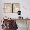 Stupell Industries Boho Botanical Leaf Silhouette 2pc Floating Frame Art Set - 3 of 4