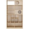 LAOTIES Furniture Style Cat Tree Bookcase,Modern Wooden Cat Shelves with Storage,Multi Level Cat Tower And Climbing Furniture for Indoor Cats - 4 of 4