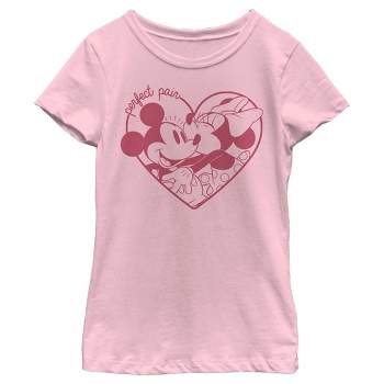 Girl's Mickey & Friends The Perfect Pair Heart T-Shirt
