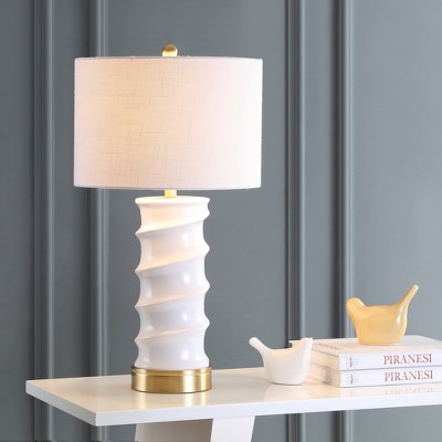 JONATHAN Y Taipei Ceramic LED Table Lamp