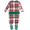 RuffleButts Modal Blend Baby Girls Ruffle One Piece Footie Pajamas - 2 of 4
