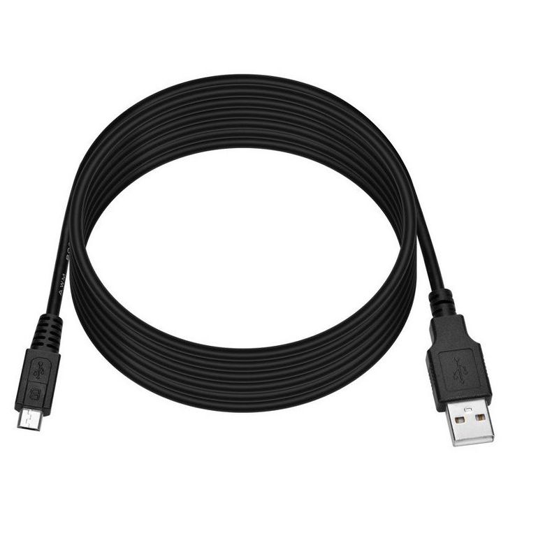 Monoprice USB Cable - 15 Feet - Black | Micro USB / Micro-B 2.0 A Male to 5pin Male 28/28AWG compatible with Samsung Galaxy , Note , Android, LG , HTC, 5 of 7