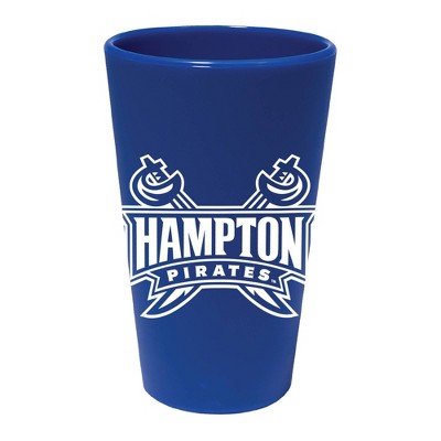 NCAA Hampton Pirates Silicone Pint Glass - 16oz