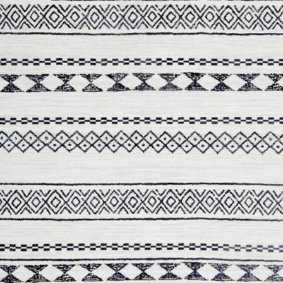 black white