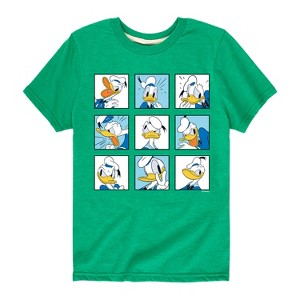 Boys' - Disney - Donald Grid Short Sleeve Graphic T-Shirt - 1 of 4