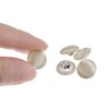 Unique Bargains Blouses Sweater Round Aluminum Cotton Fabric Cloth Covered Buttons 10 Pcs - 4 of 4