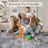 Washable Area Rugs Stain Resistant Carpet for Living Room Bedroom Kitchen Bathroom with Non Slip Backing Home Decor Floor Decoration Mat - 4 of 4