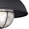 Vaxcel Harwich 1 - Light Flush Mount in  Textured Black - 4 of 4