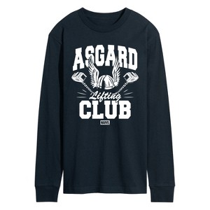 Men's - Marvel - Thor Asgard Lift Club Long Sleeve Graphic T-Shirt - 1 of 4
