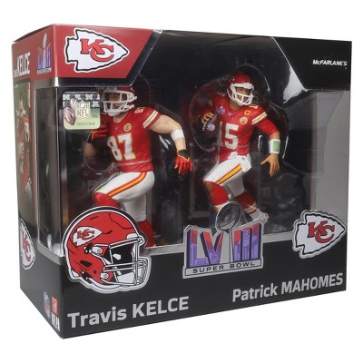 NFL Chiefs Travis Kelce & Patrick Mahomes 7-Inch Figure Set