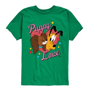 Boys' - Disney - Fifi And Pluto Puppy Love Short Sleeve Graphic T-Shirt - 1 of 4