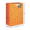 Large Halloween Gift Bag with Cat Tag Spooky Dots - 3 of 3